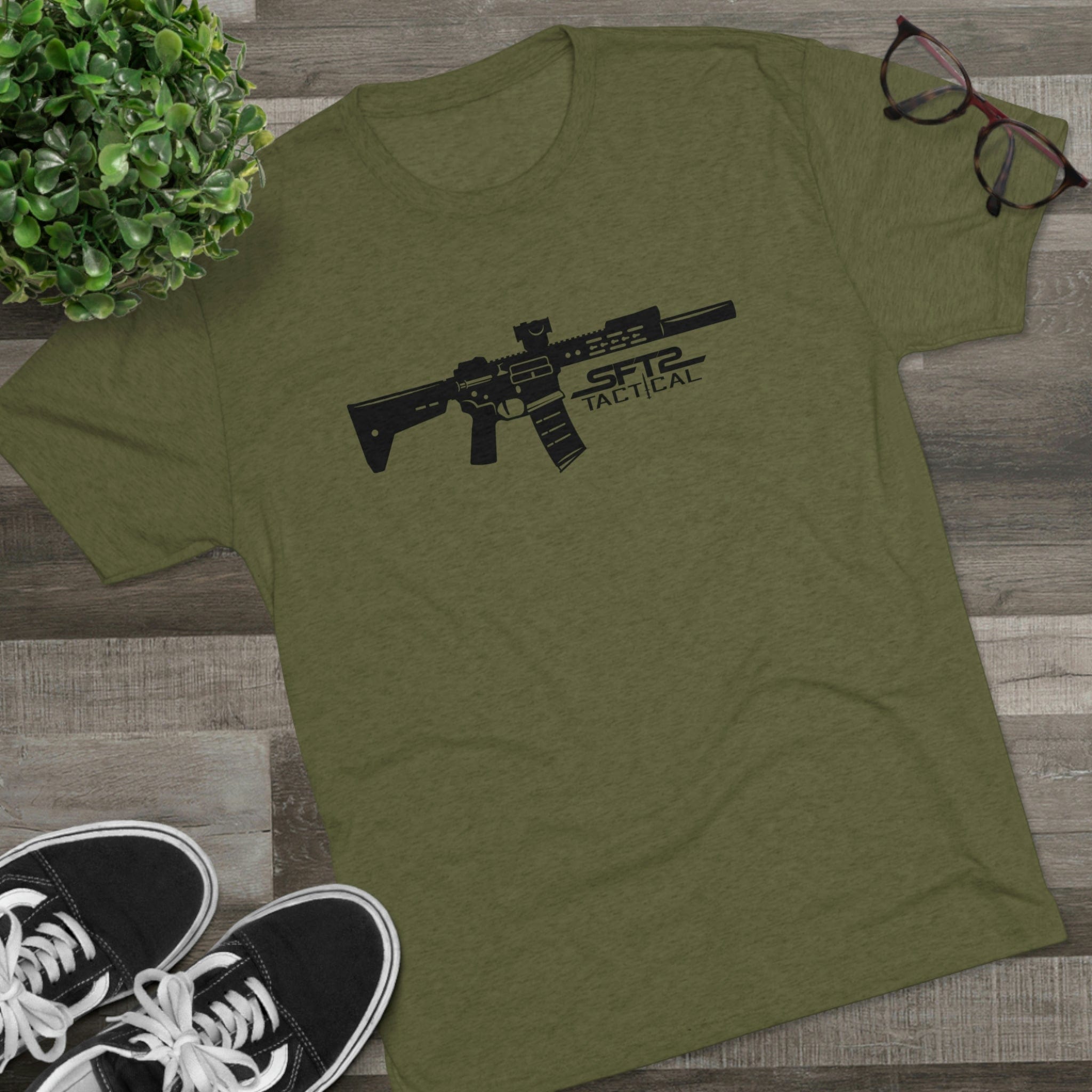 SFT2 Tactical tri-blend crew tee featuring "This is My Rifle" graphic design on a comfortable t-shirt.