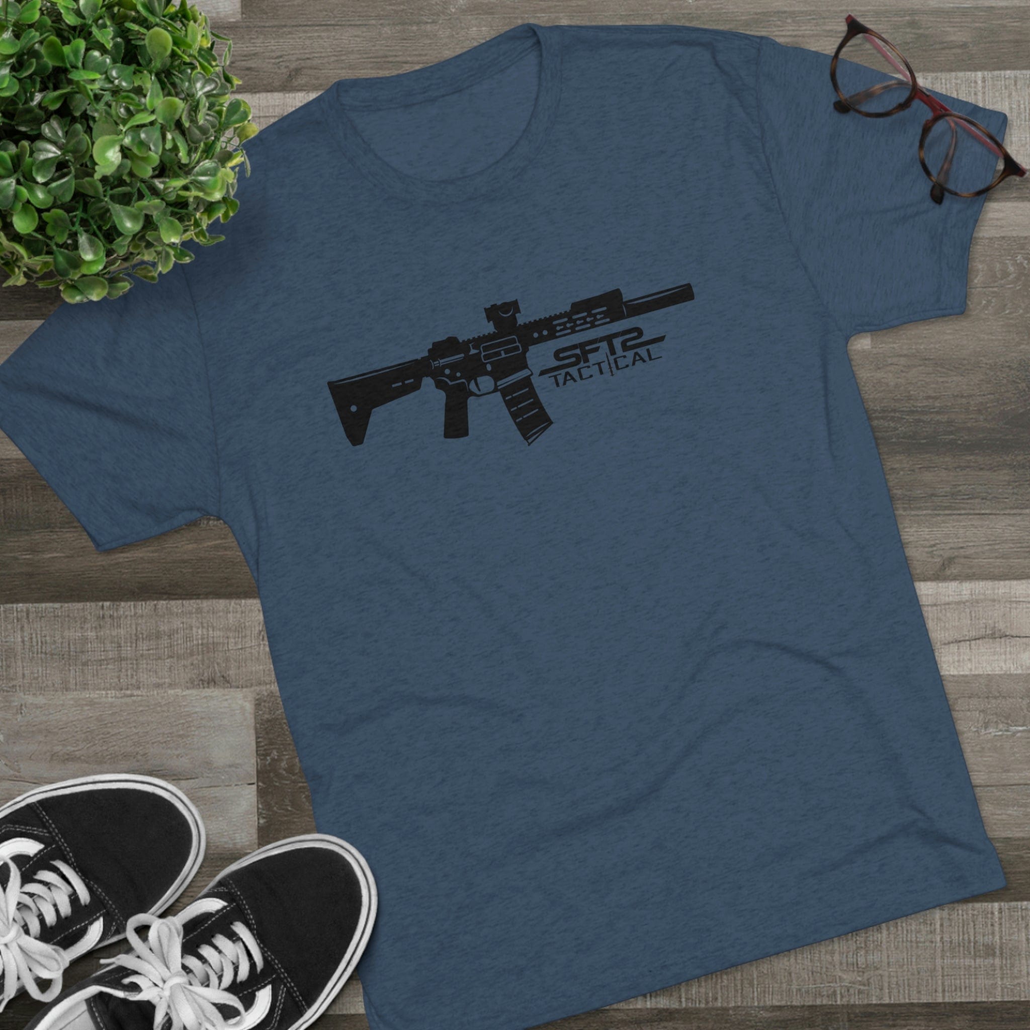 SFT2 Tactical tri-blend crew tee featuring "This is My Rifle" graphic design on a casual fit t-shirt.