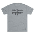 SFT2 Tactical Silent Majority T-Shirt in premium heather tri-blend fabric, featuring a classic fit and graphic design.