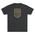 SFT2 Tactical Patriot Tri-Blend Crew Tee in vintage black, showcasing a comfortable fit and soft texture.