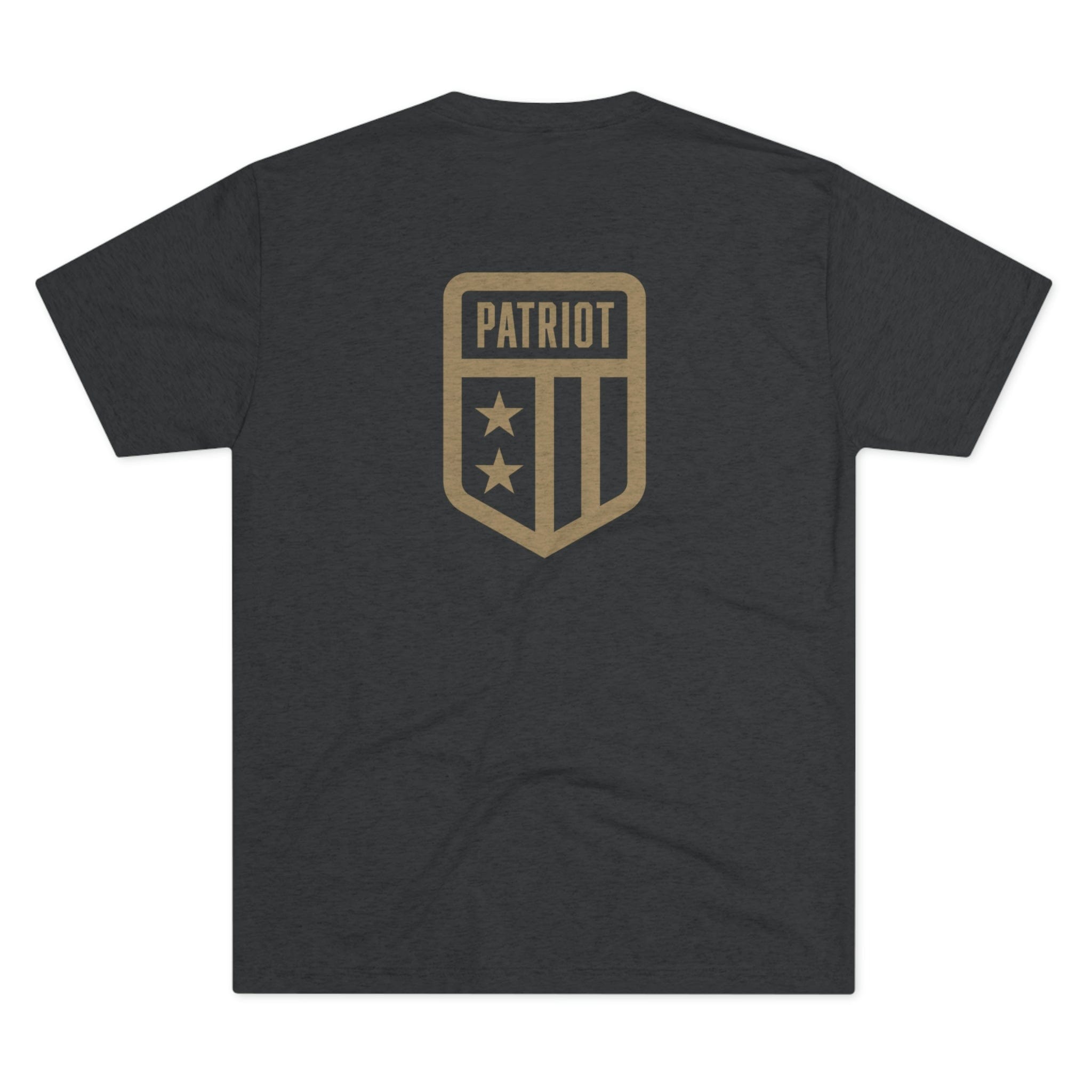SFT2 Tactical Patriot Tri-Blend Crew Tee in vintage black, showcasing a comfortable fit and soft texture.