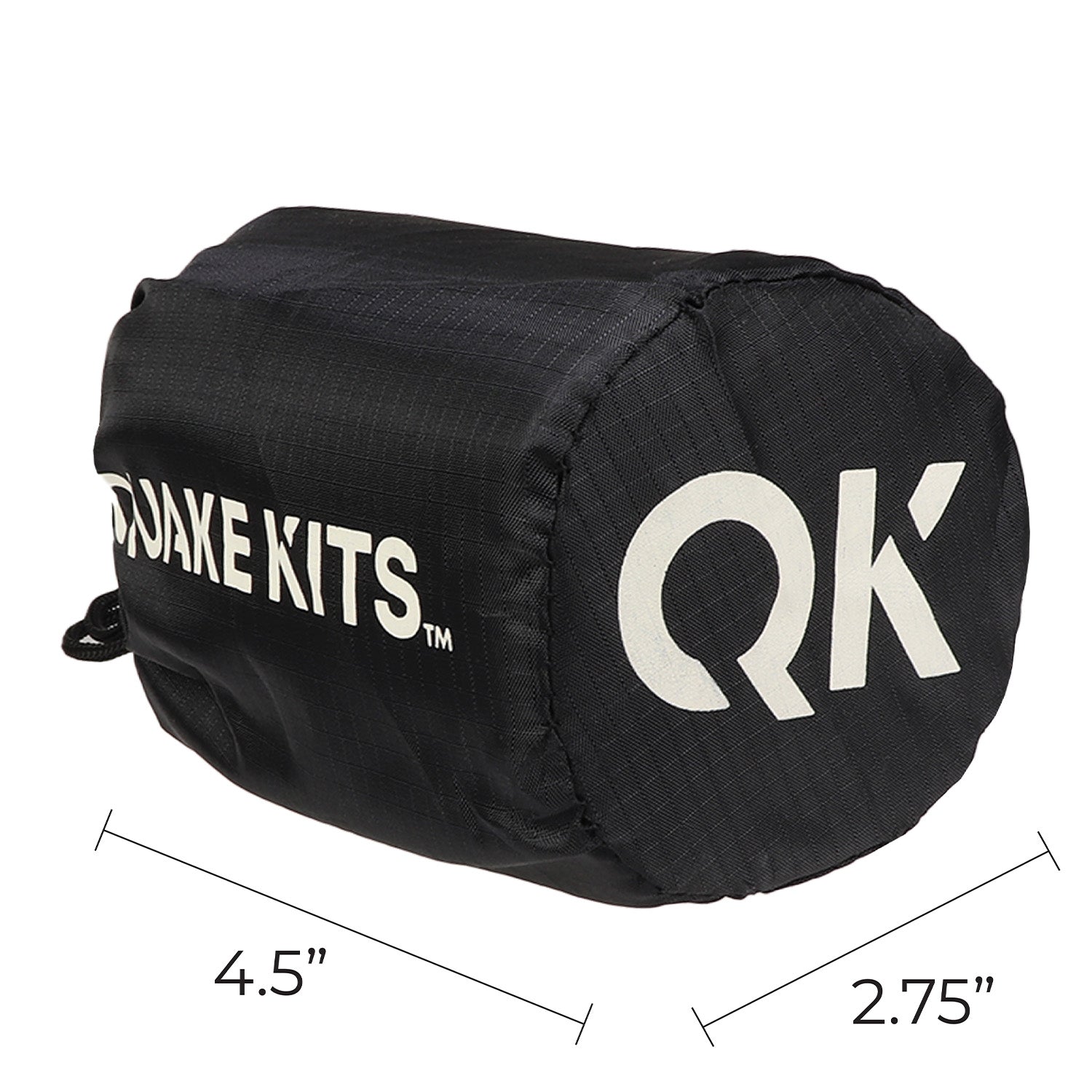 Lightweight Quake Kits Bug-Out Bivvy emergency survival sleeping bag in Mylar material with carrying case, waterproof and thermal shelter.