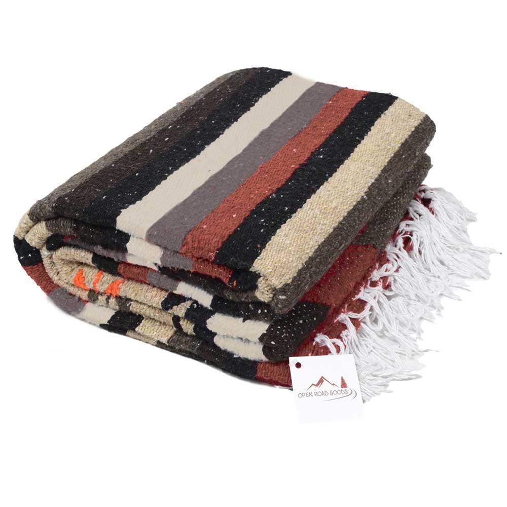 Tan Mexican Diamond Yoga Blanket - OVERLANDERS Outfitter