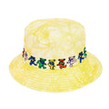 Peter Grimm Grateful Dead Teddy bucket hat with floral pattern and wide brim, featuring vibrant colors and casual headwear style.