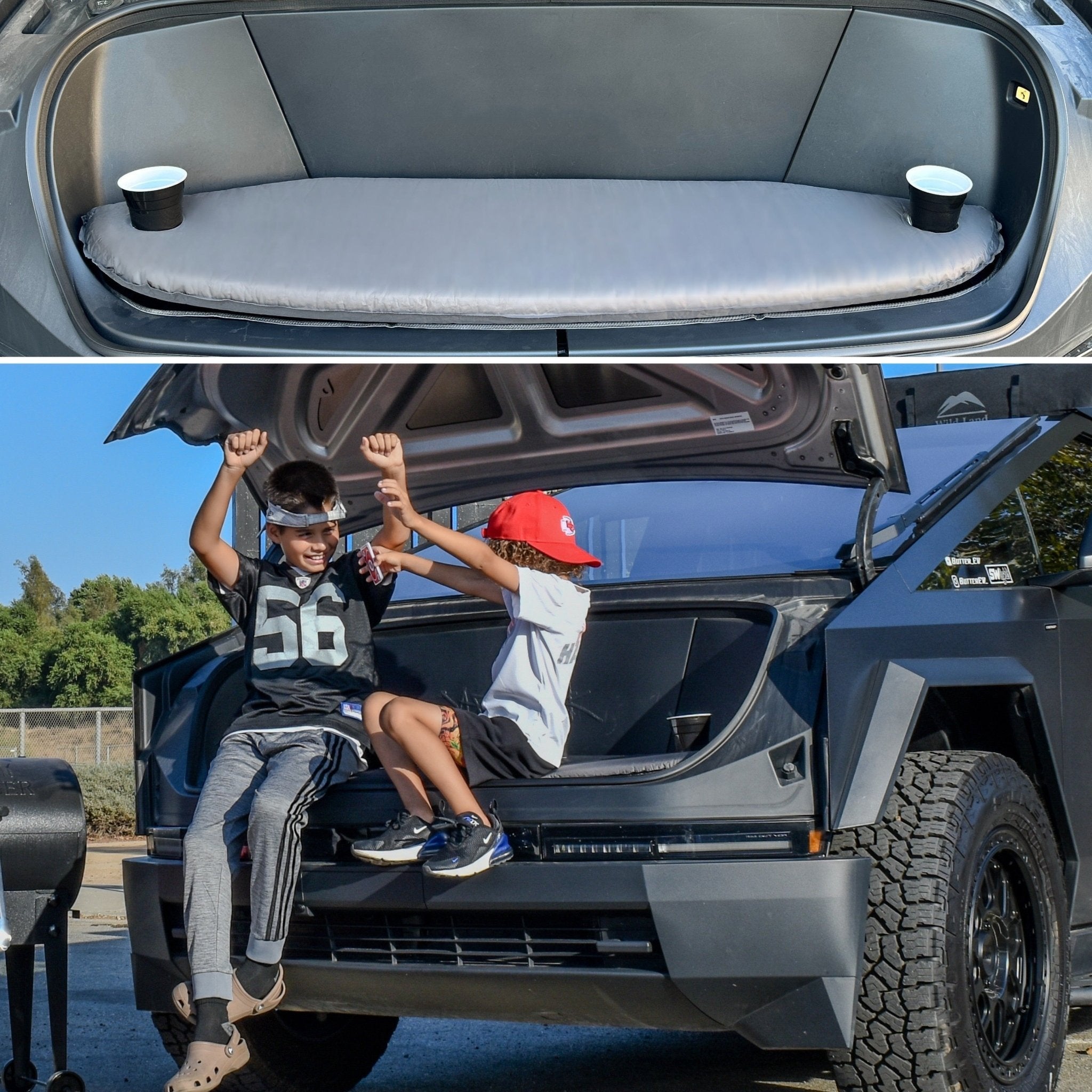 Tesla Cybertruck Inflatable Air Mattress & Self-inflating cushion - We The Collective