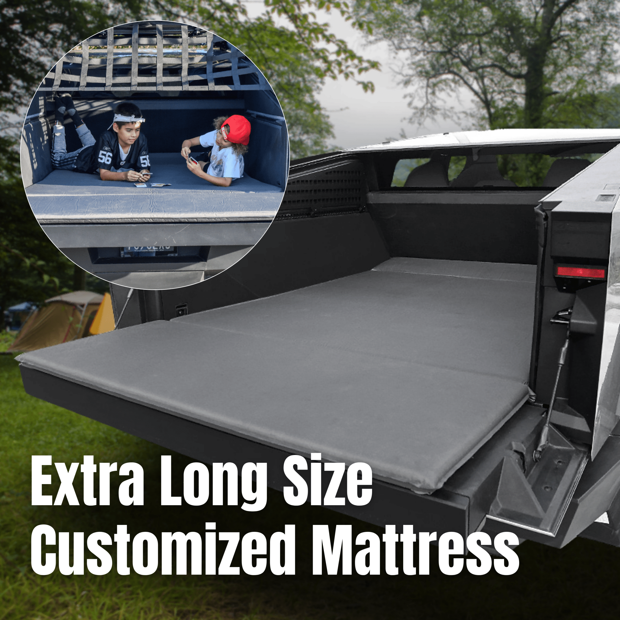 Tesla Cybertruck Inflatable Air Mattress & Self-inflating cushion - We The Collective