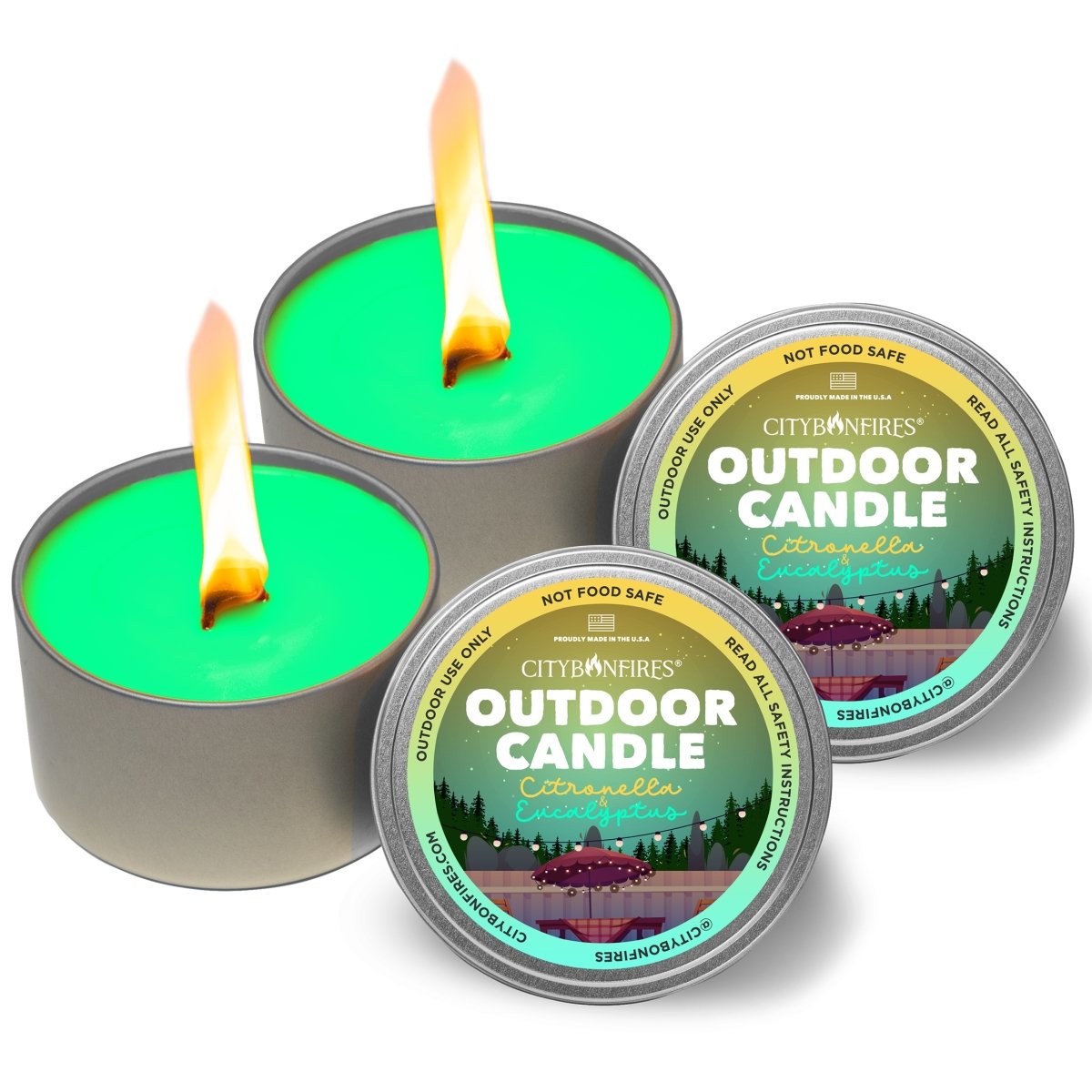 The Outdoor Candle - Citronella and Eucalyptus - We The Collective