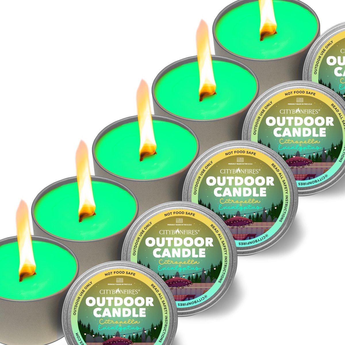 The Outdoor Candle - Citronella and Eucalyptus - We The Collective