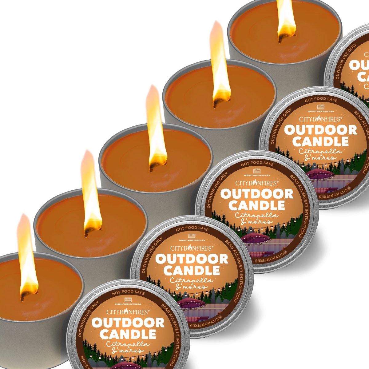 The Outdoor Citronella Candle - S'mores Scent - We The Collective