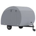 Gold Shield 5L - RV Cover for Teardrop Trailer Up to 17'7" Feet Long with Door in Back - We The Collective