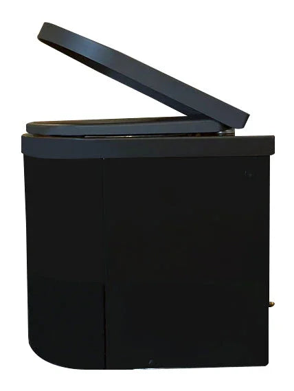TinyJohn Black - Waterless Incinerating Toilet - OVERLANDERS Outfitter