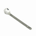 TOAKS Titanium Long Handle Spork with Polished Bowl | Ultralight Backpacking Utensil