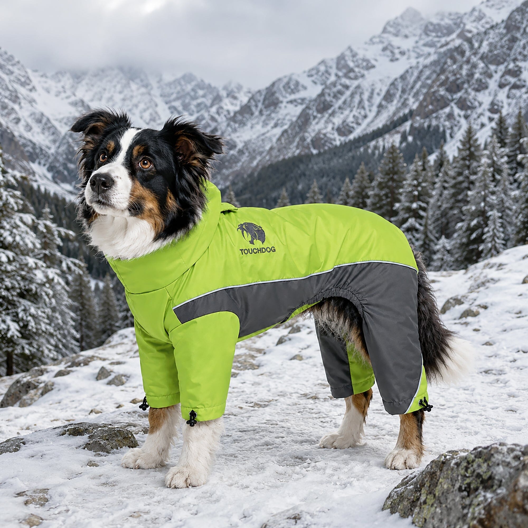 Touchdog ® Quantum-Ice Adjustable and Reflective Full-Body Winter Dog Jacket - OVERLANDERS Outfitter