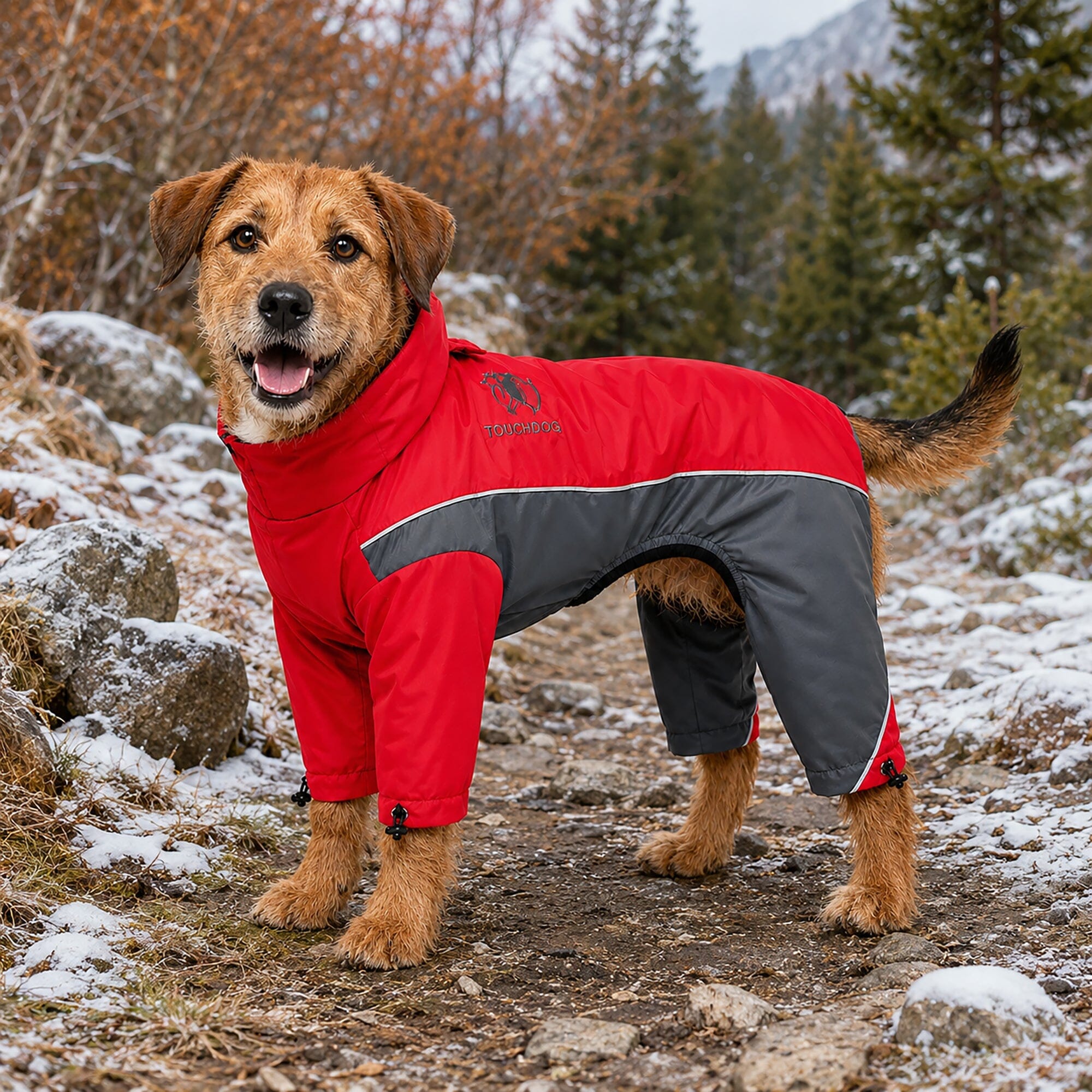 Touchdog ® Quantum-Ice Adjustable and Reflective Full-Body Winter Dog Jacket - OVERLANDERS Outfitter