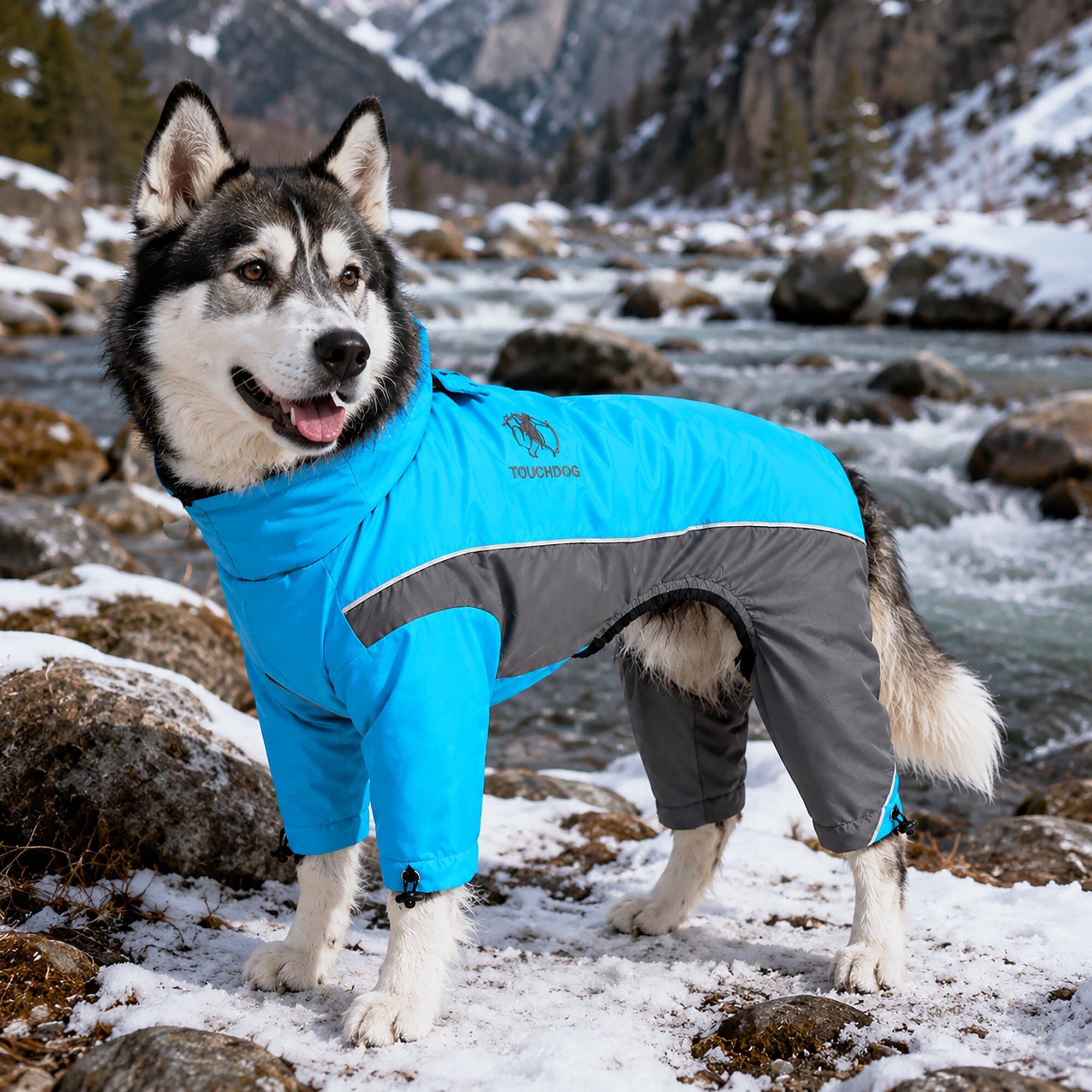 Touchdog ® Quantum-Ice Adjustable and Reflective Full-Body Winter Dog Jacket - OVERLANDERS Outfitter