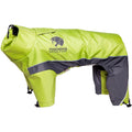 Touchdog Quantum-Ice reflective winter dog jacket in black, featuring adjustable design and full-body coverage for pets.