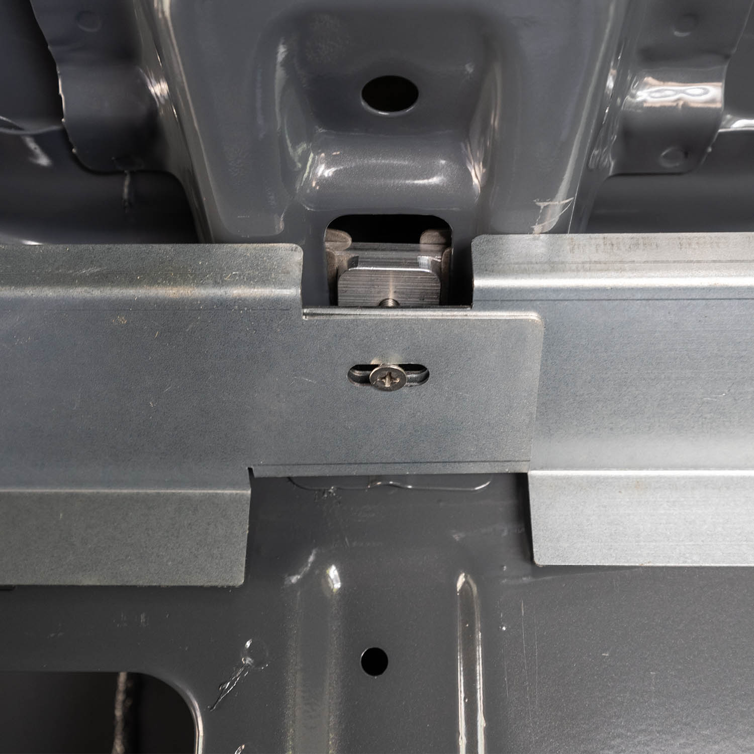 Timber Van Kits transit van panels structural assembly image showing metal framework and panel fitting for van conversion.