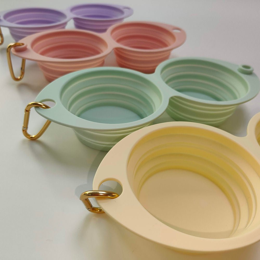 Tilley + Me Collapsible Double Pet Bowl – Lightweight & Portable for Travel - OVERLANDERS Outfitter