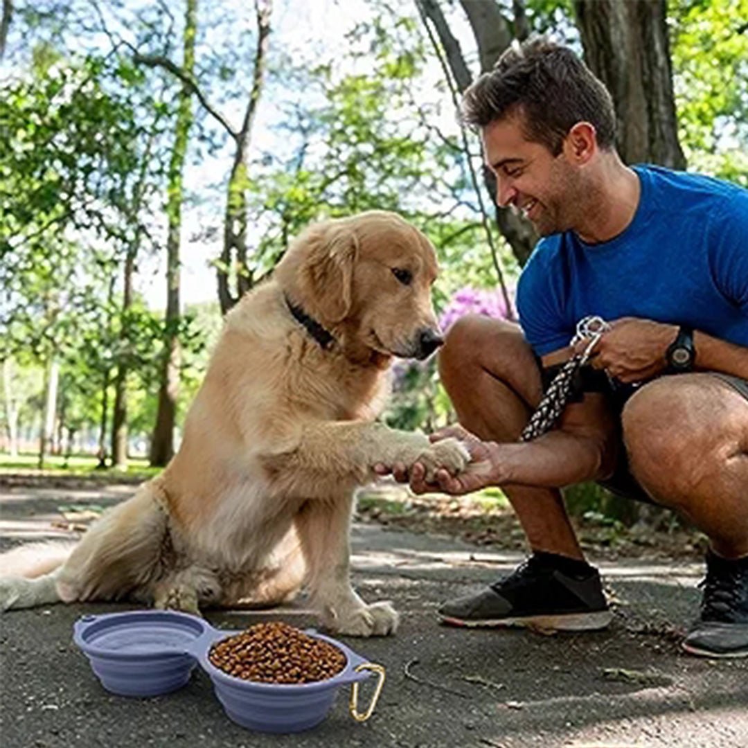 Tilley + Me Collapsible Double Pet Bowl – Lightweight & Portable for Travel - OVERLANDERS Outfitter