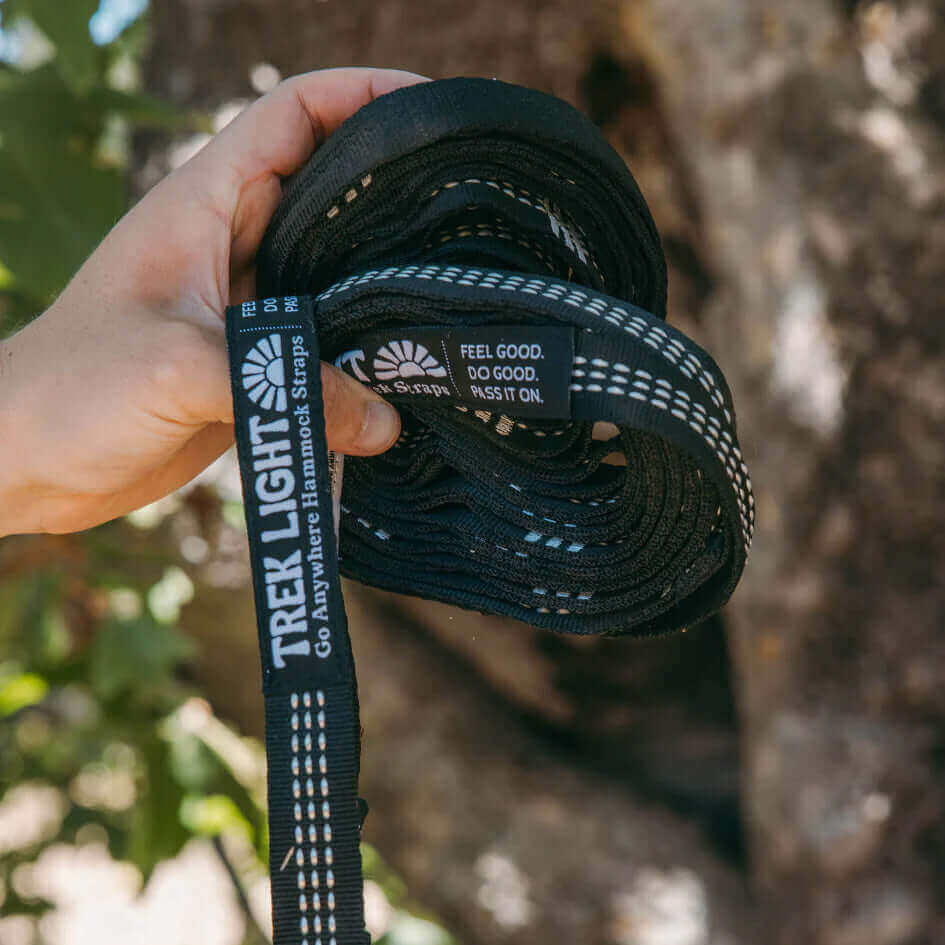 Double Hammock & Pro Hanging Straps (Aqua & Charcoal) - OVERLANDERS Outfitter