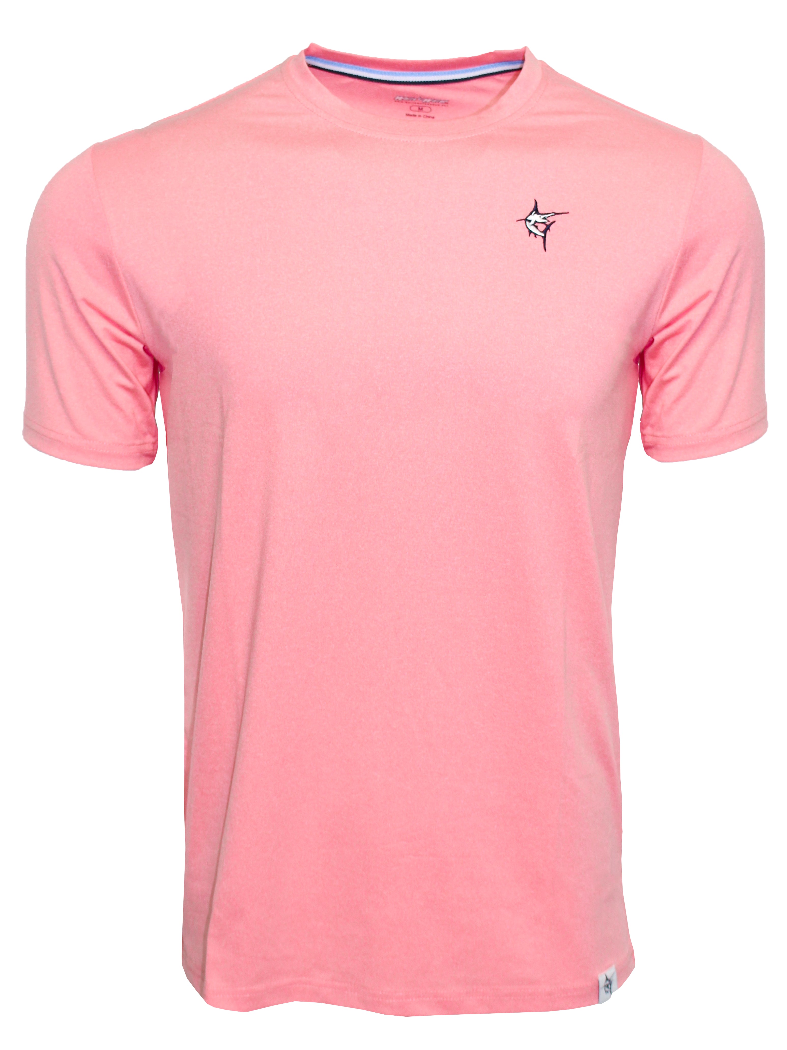 White Water Life Dockside Performance Tee, short sleeve men's shirt with nautical design, front view.