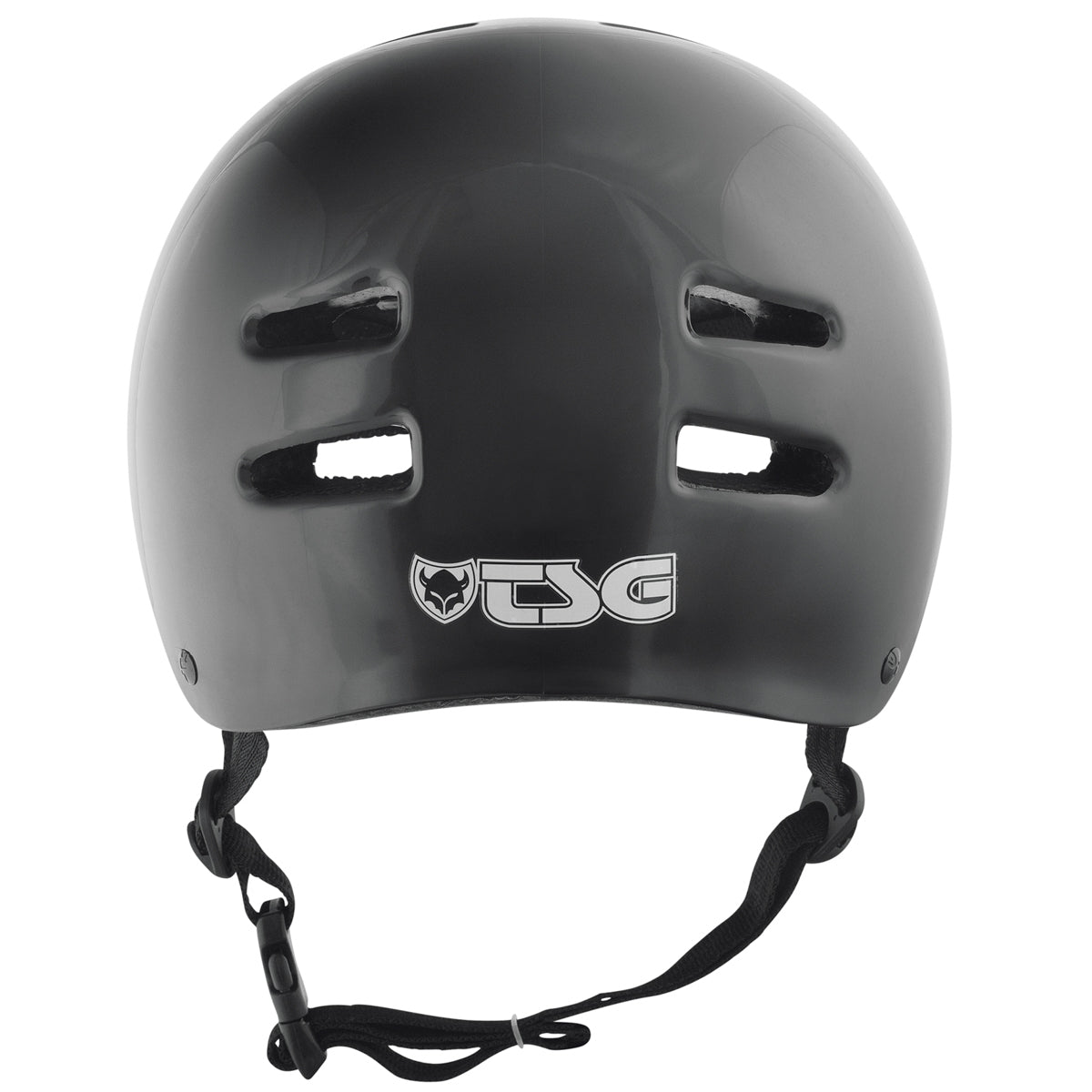 ZEITBIKE TSG Skate/BMX helmet in black with injected design, featuring a secure fit and ventilation for skateboarding or BMX riding.