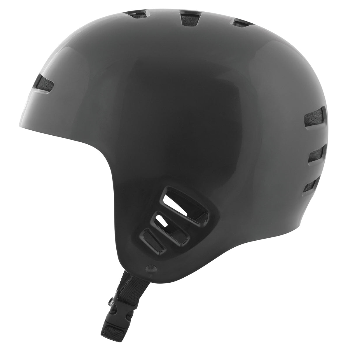 ZEITBIKE TSG Dawn Flex Helmet in black, featuring a sleek design and adjustable straps, ideal for cycling safety and protection.