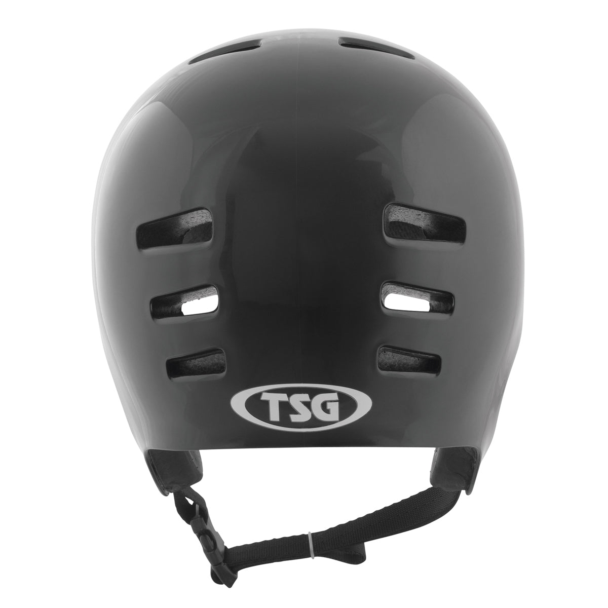 Black TSG Dawn Flex helmet by ZEITBIKE with a sleek design and adjustable straps, shown from a side angle.