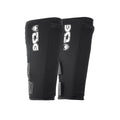 Black TSG BMX shinguard protective pads with adjustable straps and padding for BMX riding safety.