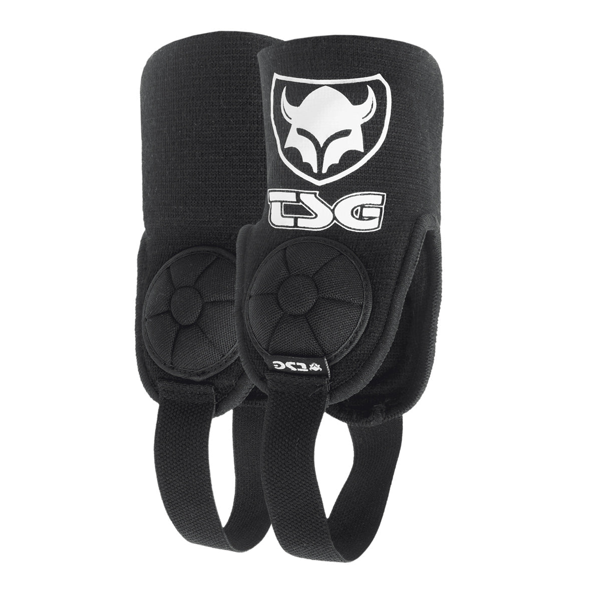 Black TSG Single Ankle-Guard Cam protective pad by ZEITBIKE showing snug fit and durable construction for ankle protection.