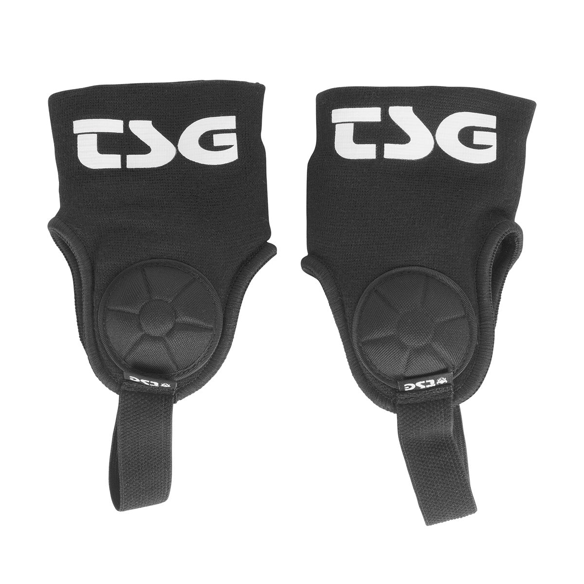 Black TSG single ankle guard cam protective pad by ZEITBIKE, designed for ankle protection during cycling.