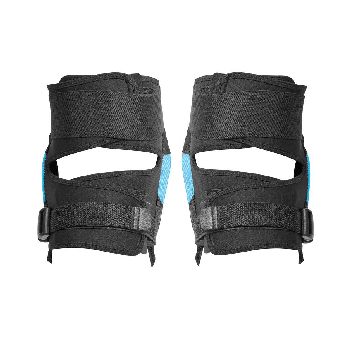 Black TSG Force III A skate knee pads by ZEITBIKE, featuring protective padding and adjustable straps for skateboarding safety.