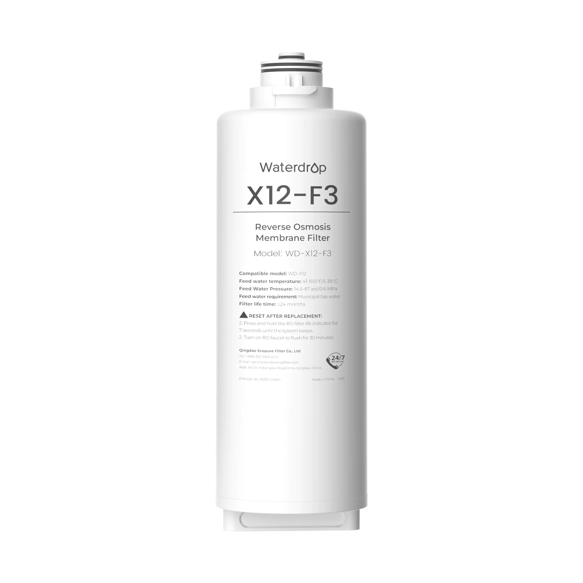 Waterdrop F3 Filter X12 Reverse Osmosis System | 1200 GPD - We The Collective