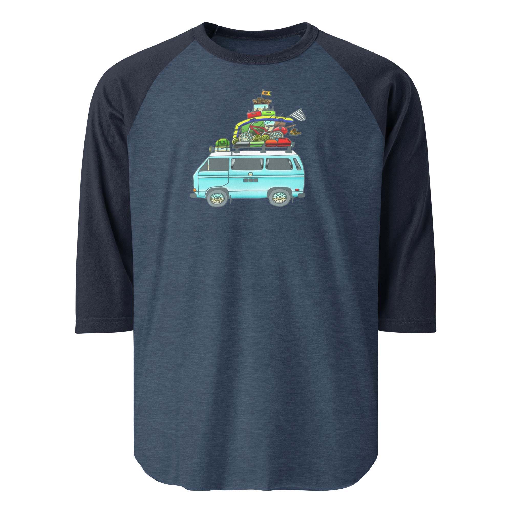 RAD Vanagon Raglan Baseball T-Shirt - OVERLANDERS Outfitter