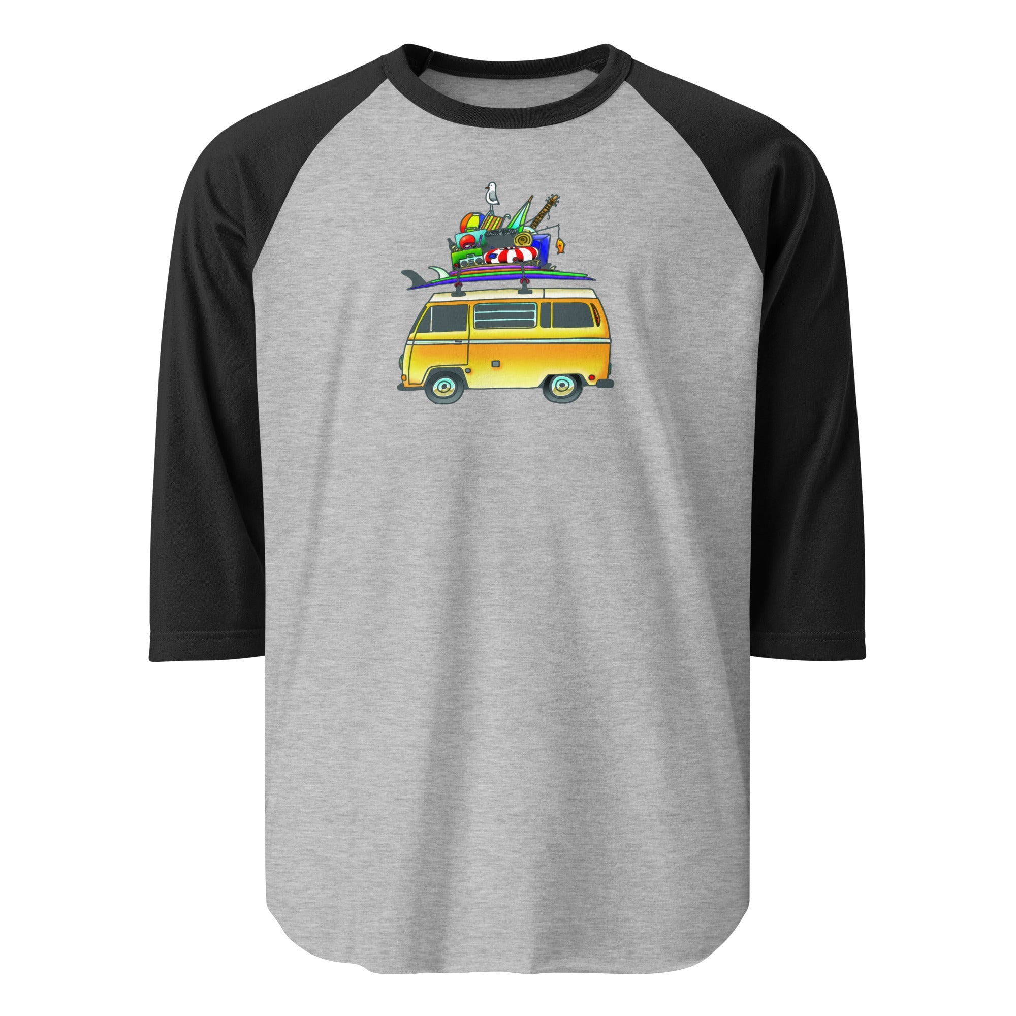 RAD Bus Raglan Baseball T-Shirt - OVERLANDERS Outfitter