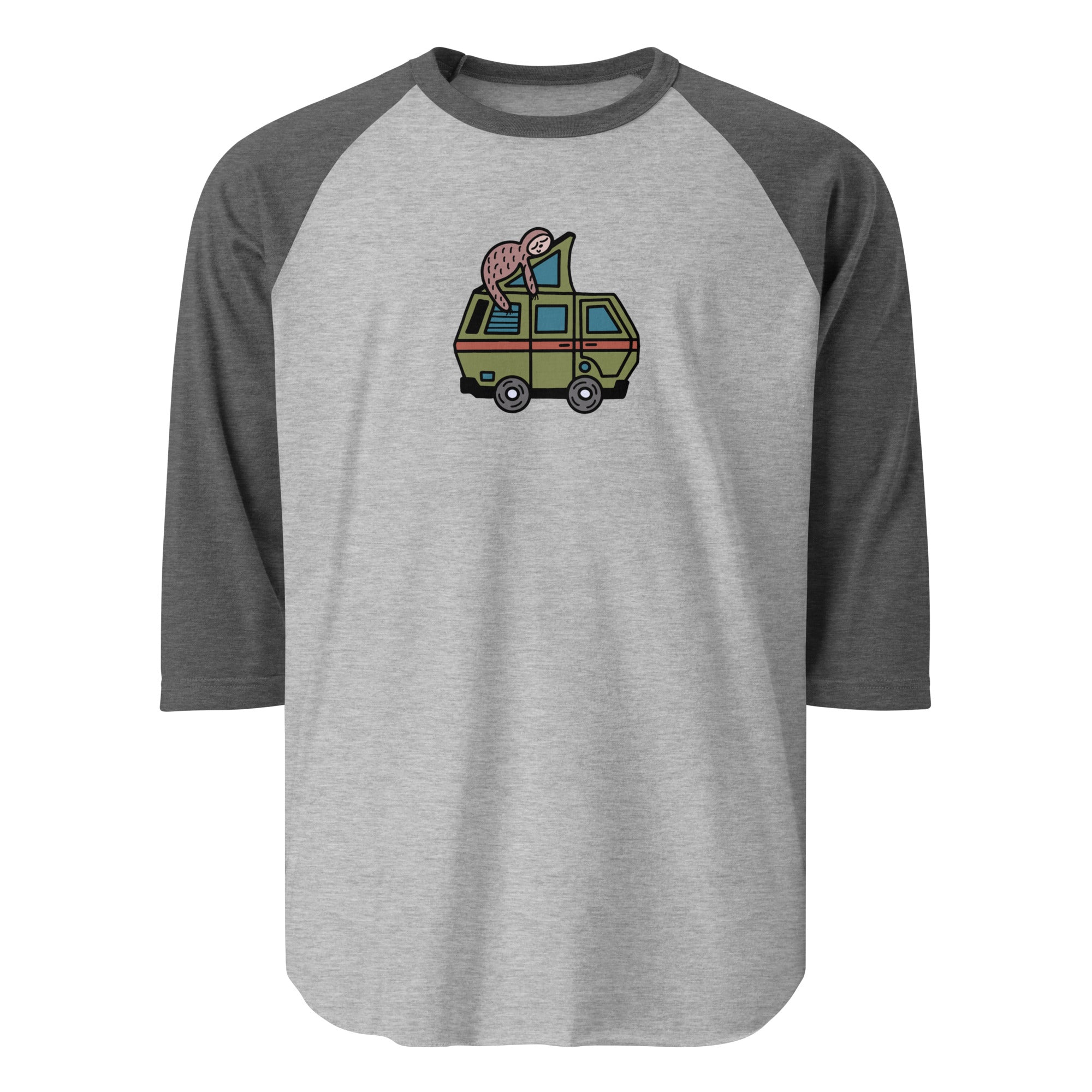 Stewie Sloth Raglan Baseball T-Shirt - OVERLANDERS Outfitter
