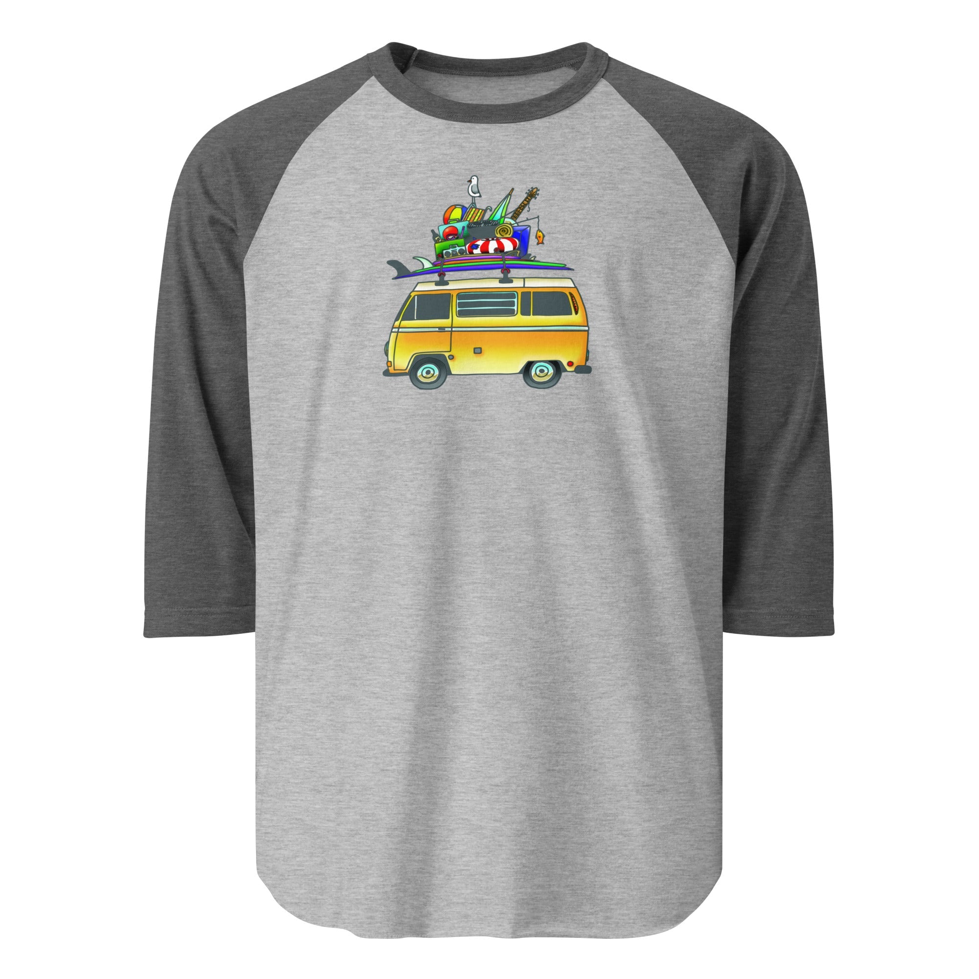 RAD Bus Raglan Baseball T-Shirt - OVERLANDERS Outfitter