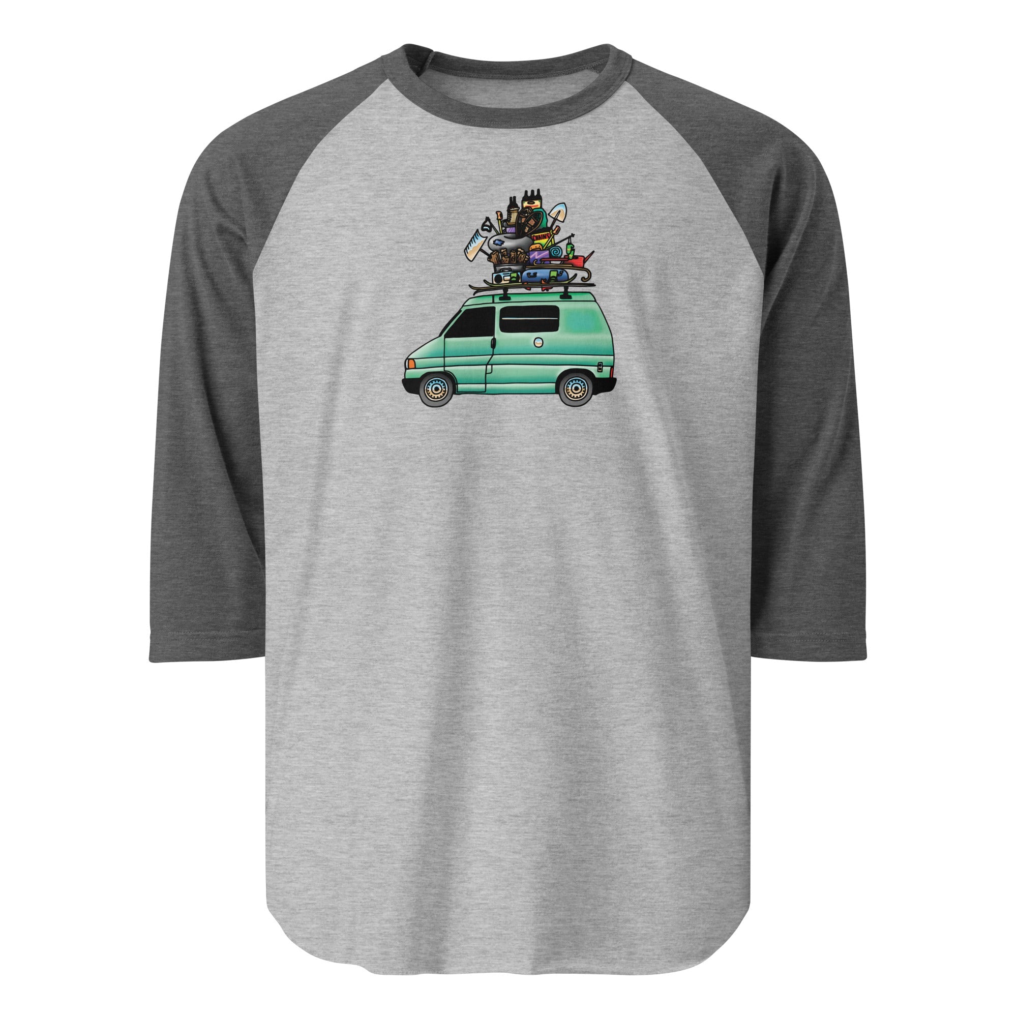 RAD Eurovan Raglan Baseball T-Shirt - OVERLANDERS Outfitter