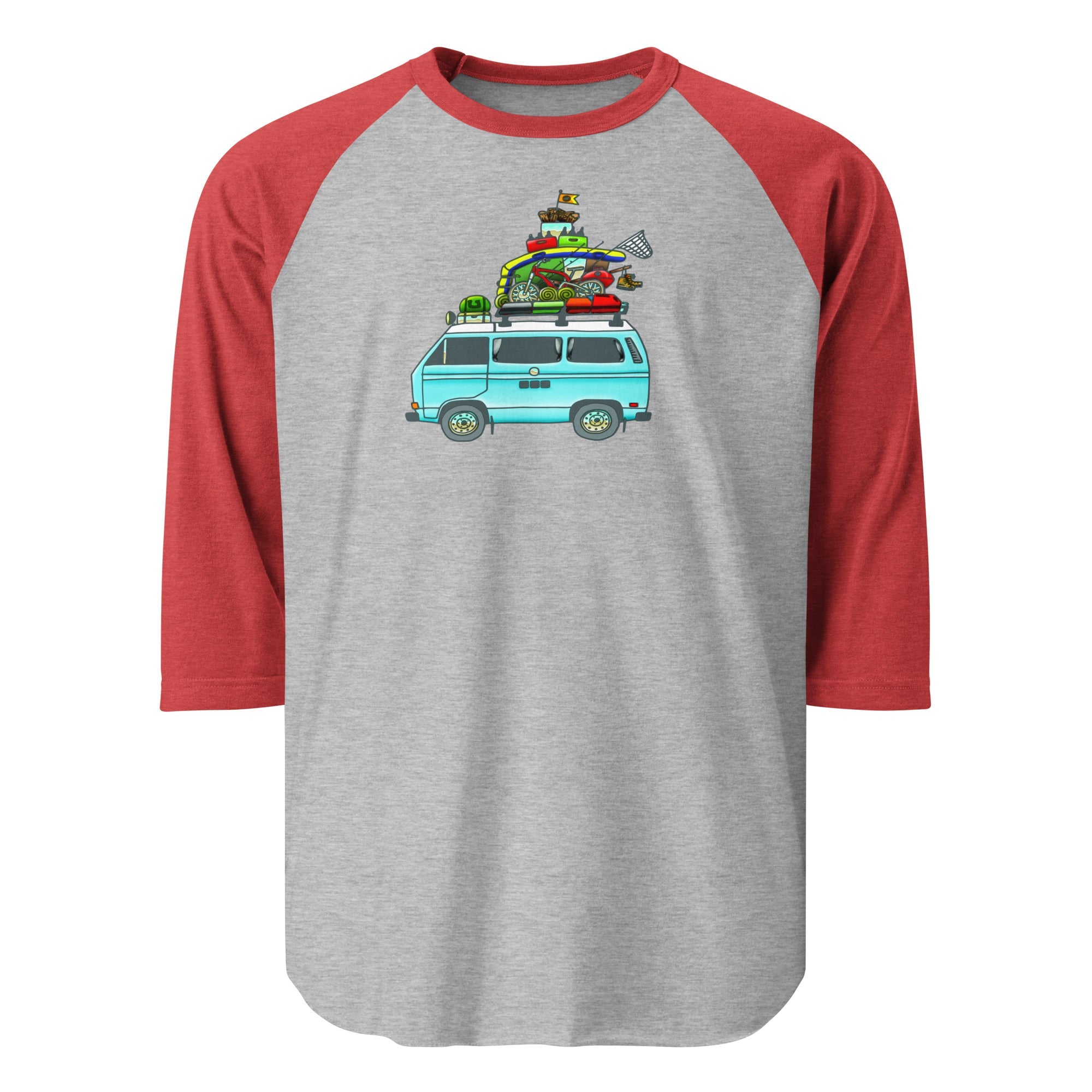 RAD Vanagon Raglan Baseball T-Shirt - OVERLANDERS Outfitter