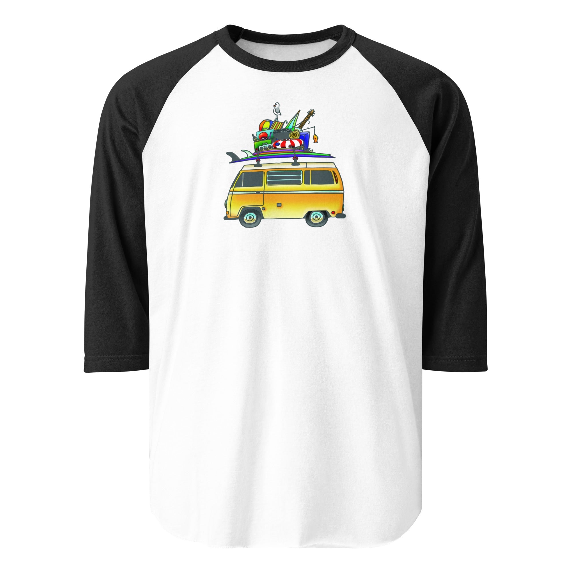 RAD Bus Raglan Baseball T-Shirt - OVERLANDERS Outfitter