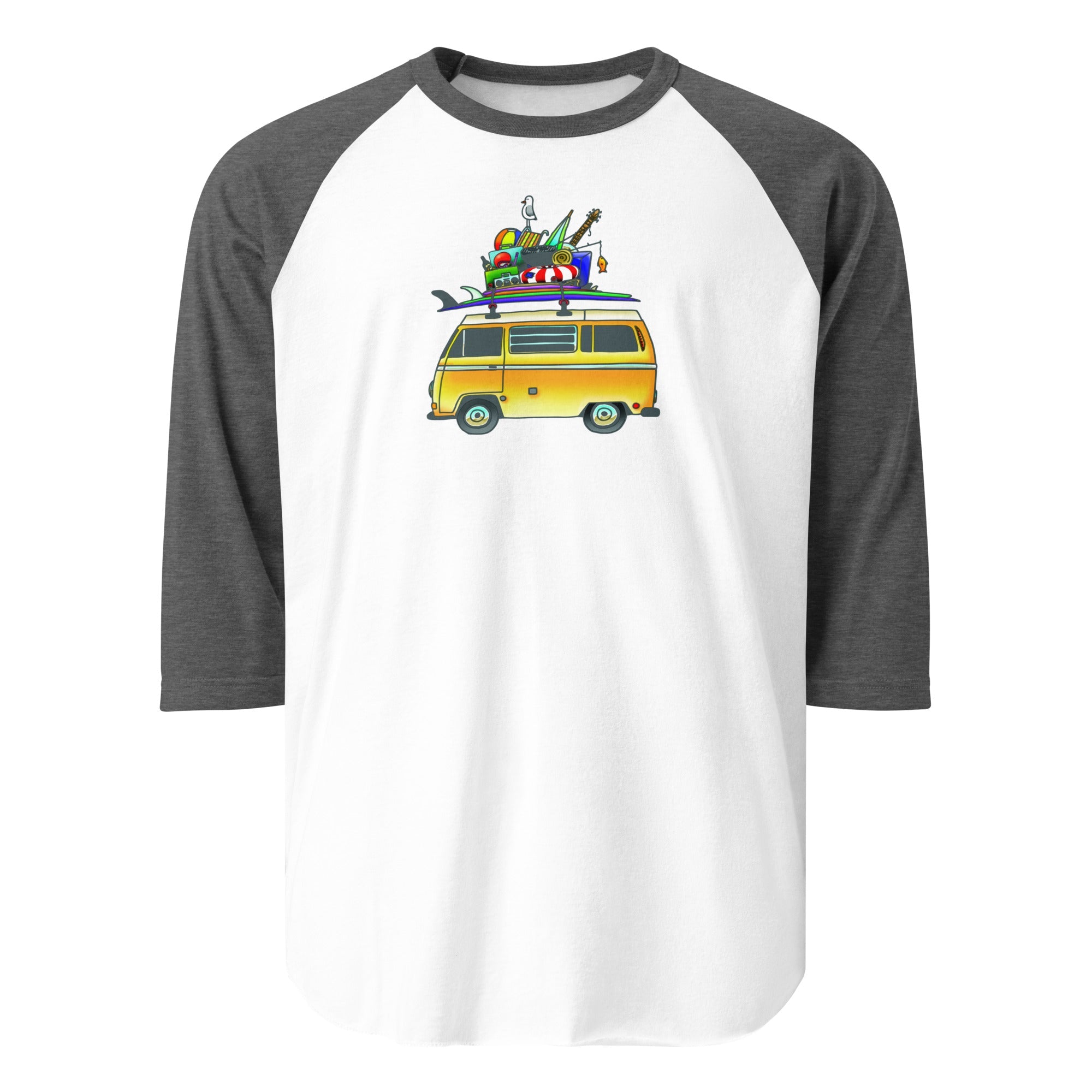RAD Bus Raglan Baseball T-Shirt - OVERLANDERS Outfitter