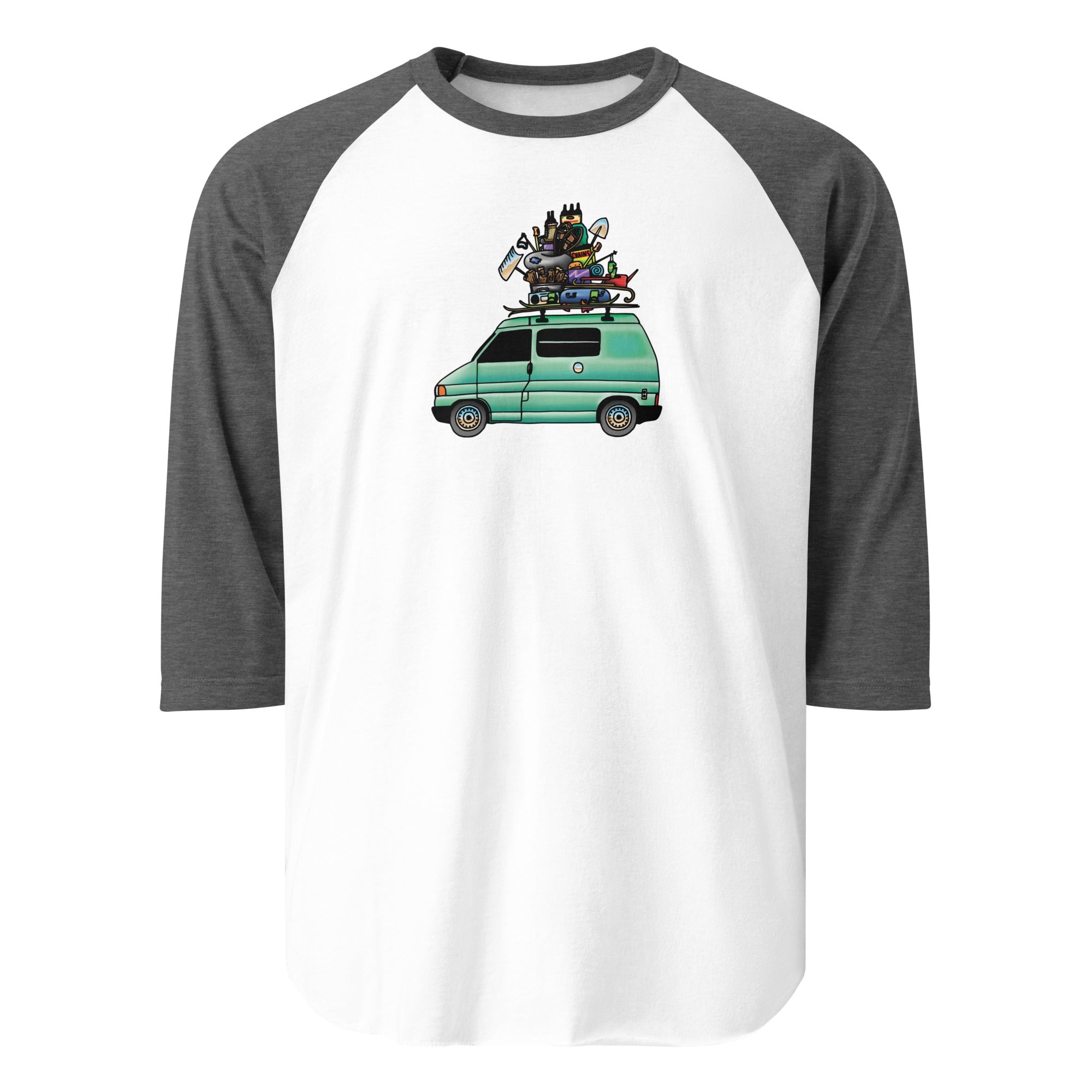 RAD Eurovan Raglan Baseball T-Shirt - OVERLANDERS Outfitter