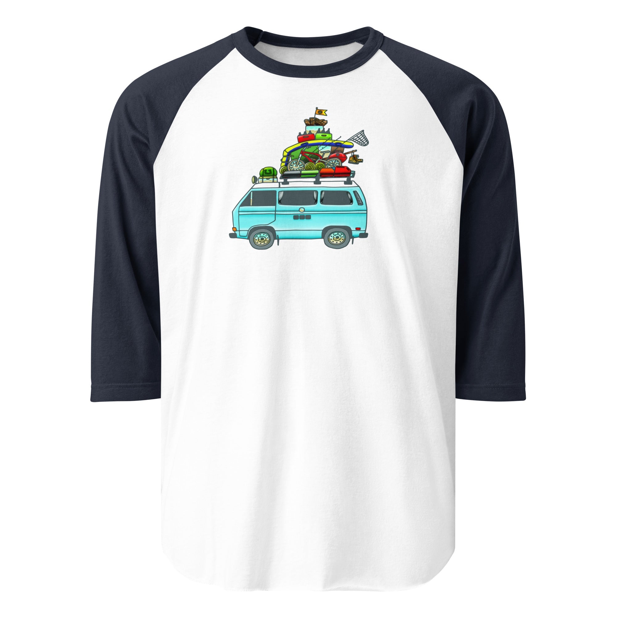 RAD Vanagon Raglan Baseball T-Shirt - OVERLANDERS Outfitter