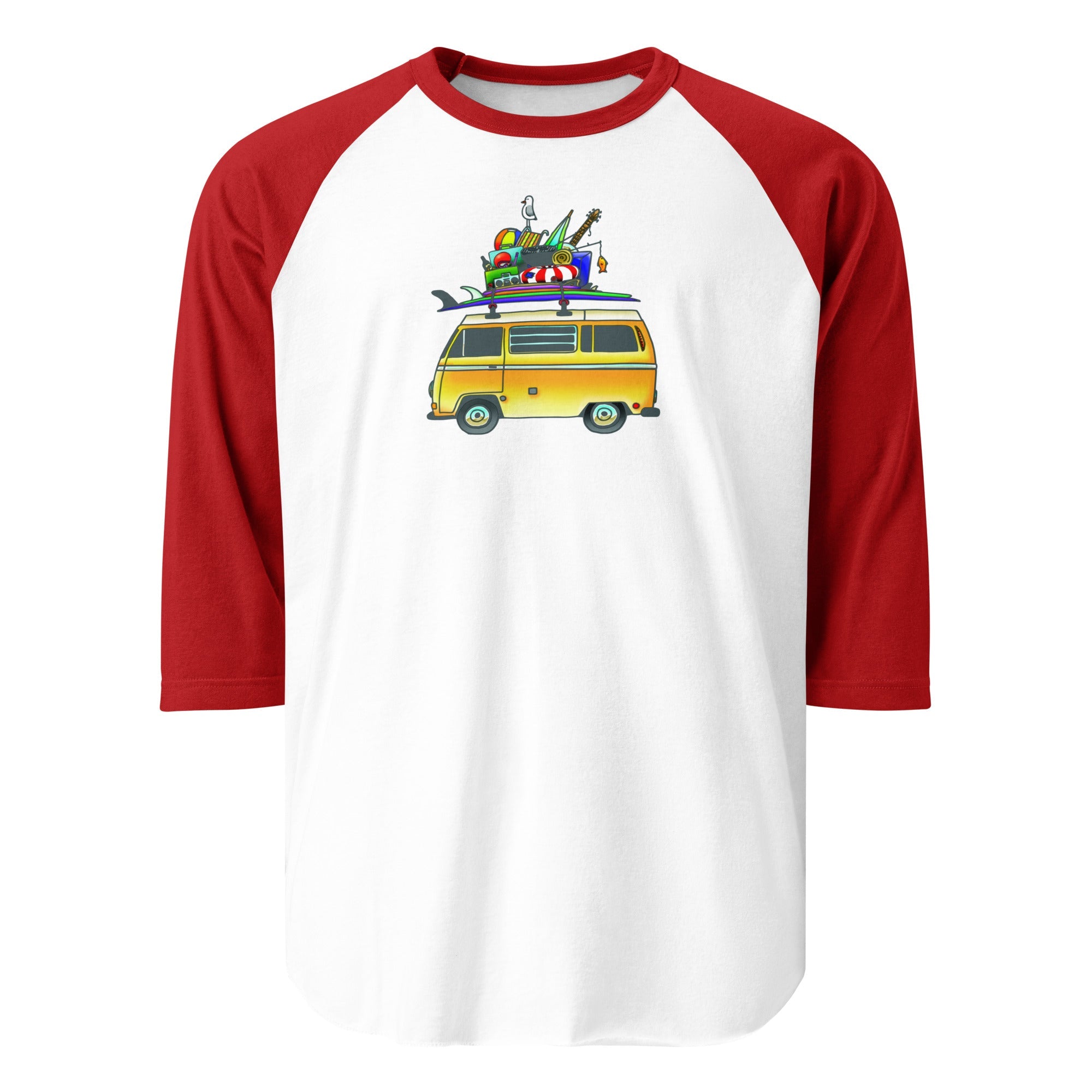 RAD Bus Raglan Baseball T-Shirt - OVERLANDERS Outfitter
