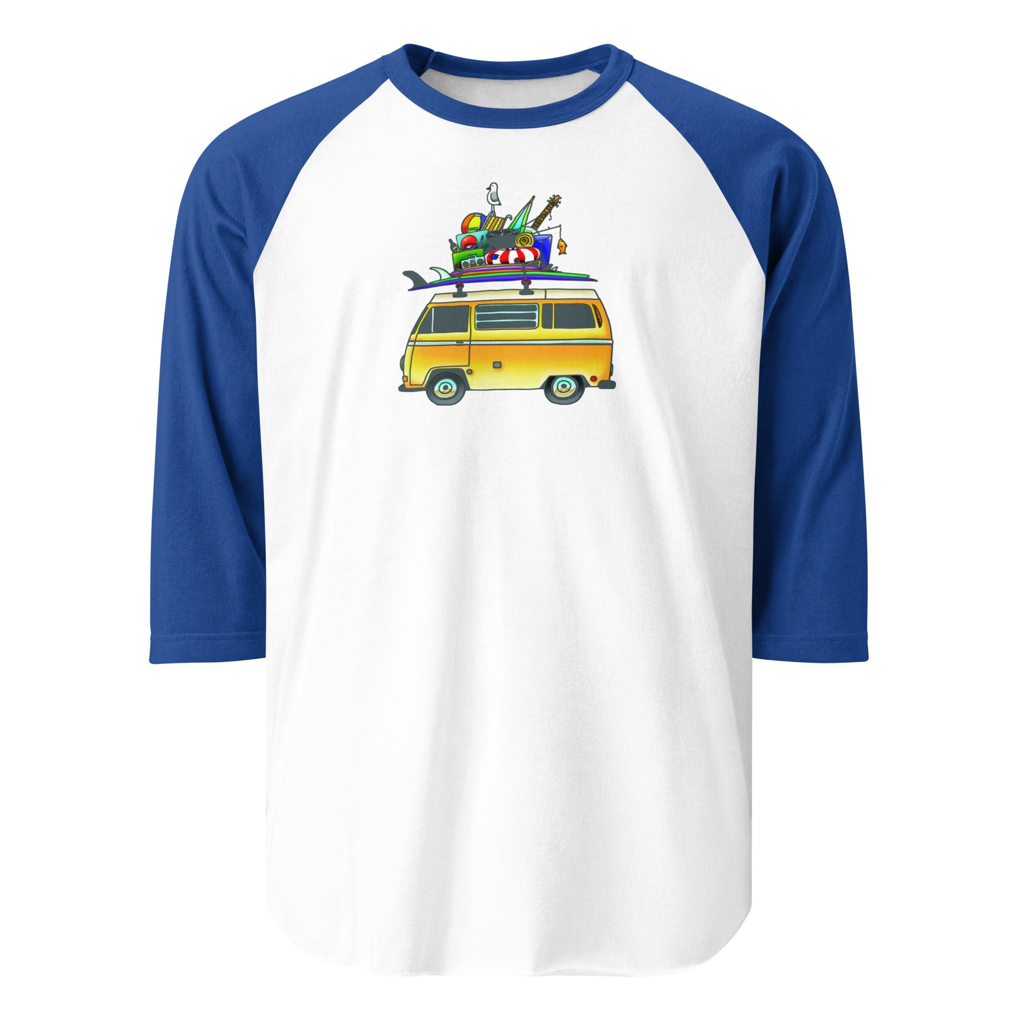RAD Bus Raglan Baseball T-Shirt - OVERLANDERS Outfitter