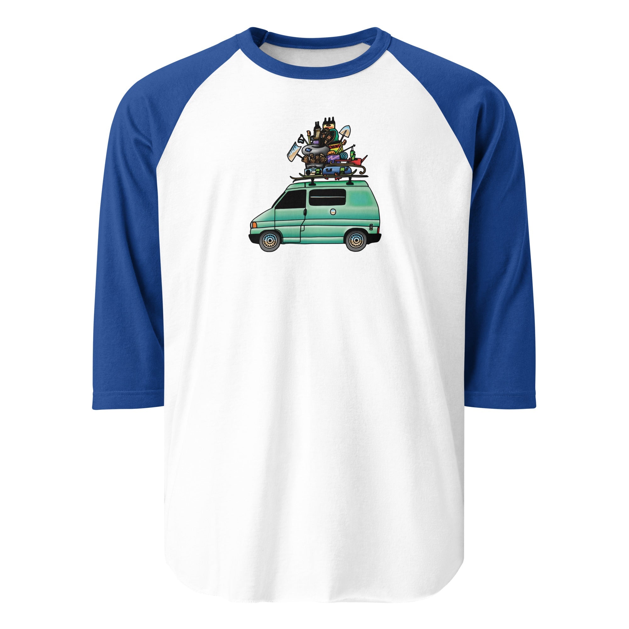 RAD Eurovan Raglan Baseball T-Shirt - OVERLANDERS Outfitter