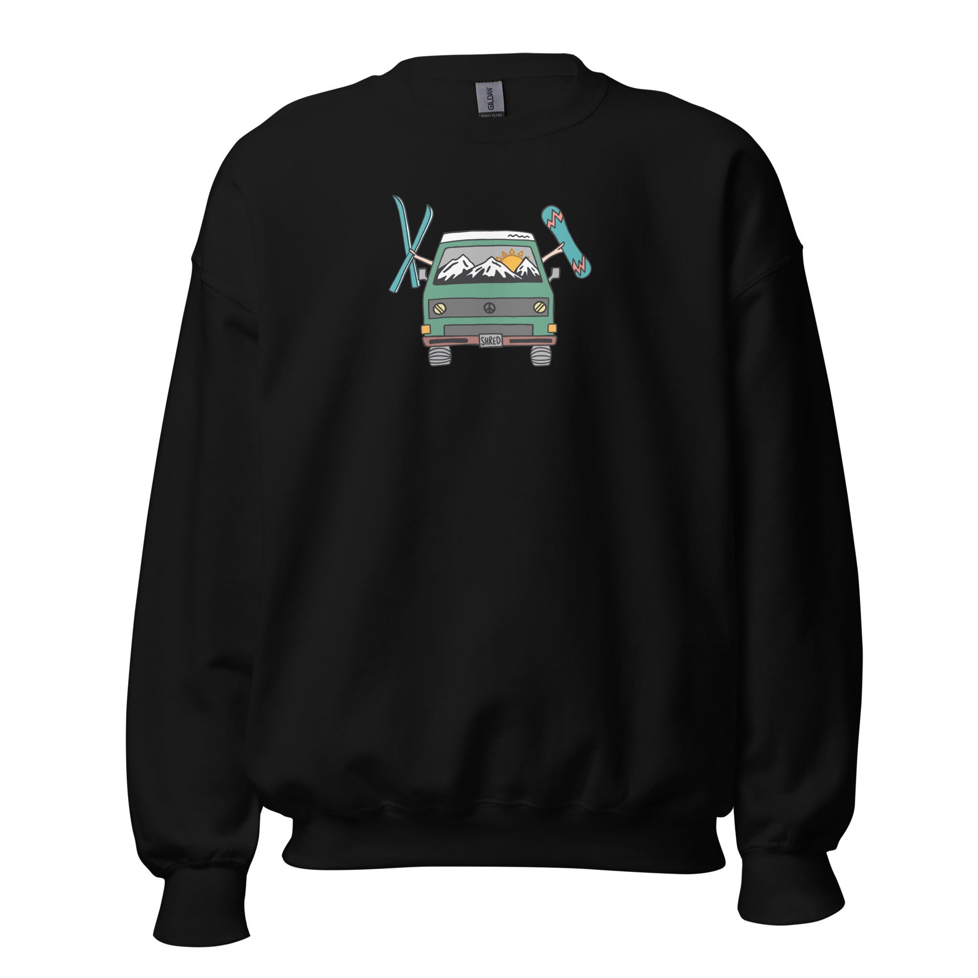 Shred Van Unisex Sweatshirt - OVERLANDERS Outfitter