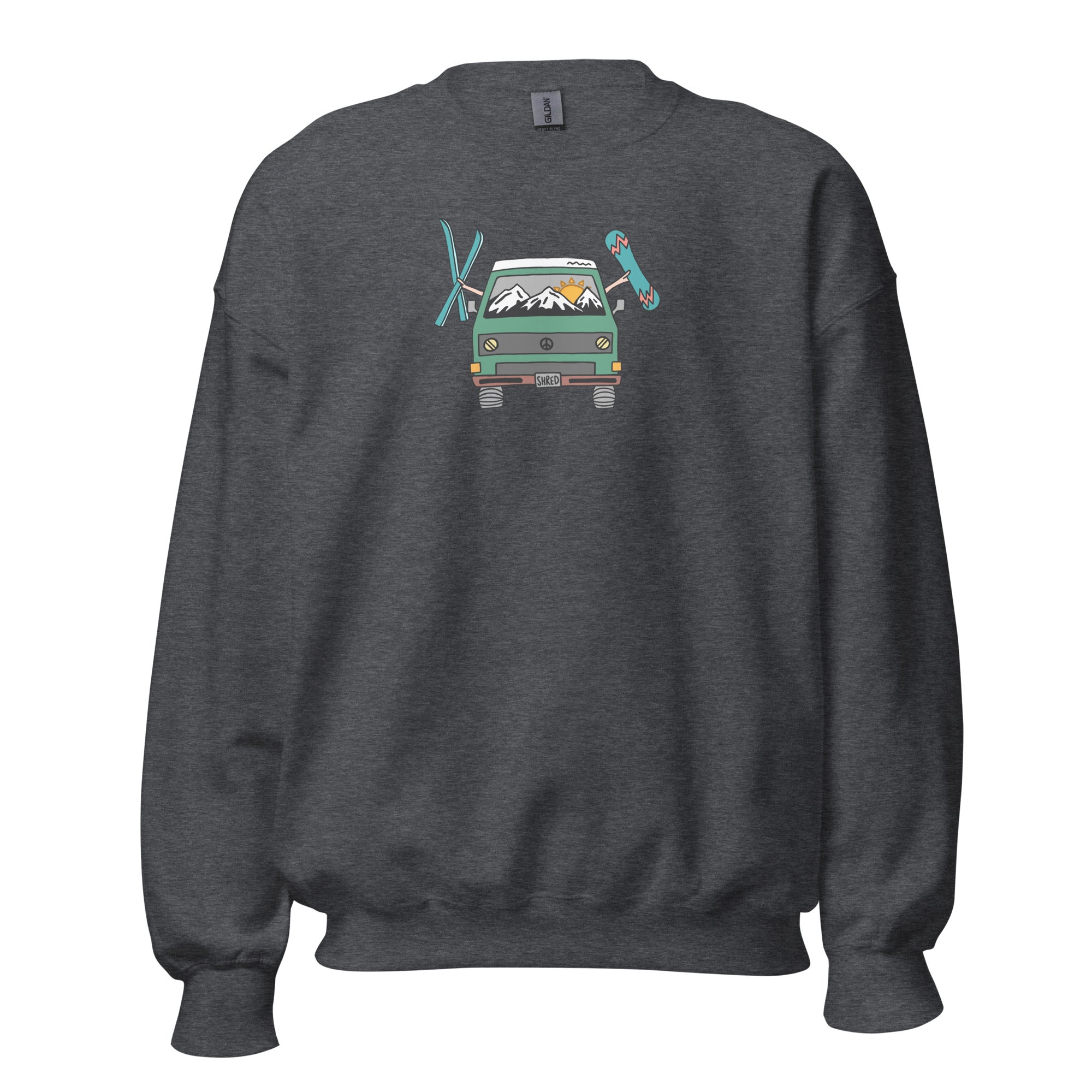 Shred Van Unisex Sweatshirt - OVERLANDERS Outfitter
