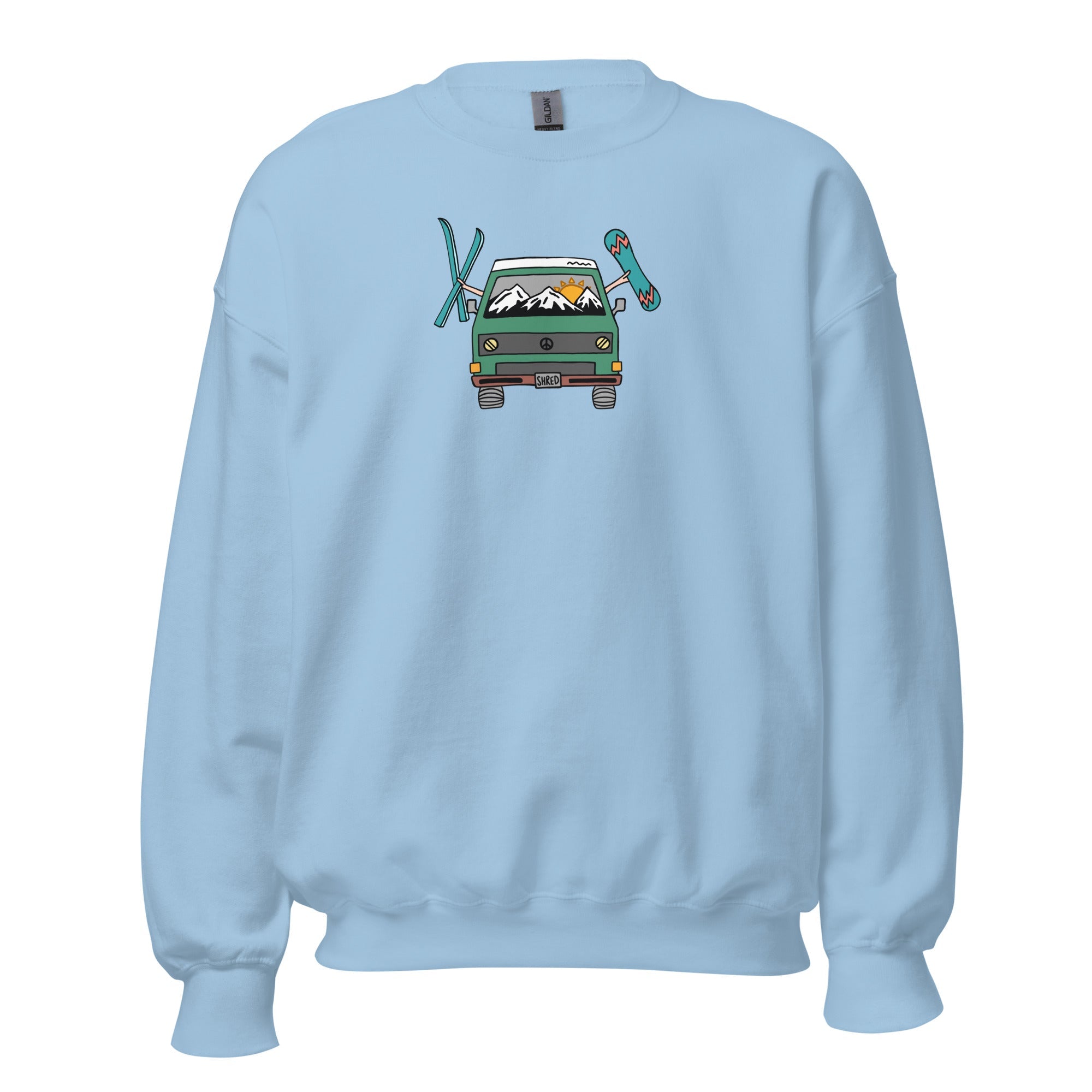 Shred Van Unisex Sweatshirt - OVERLANDERS Outfitter