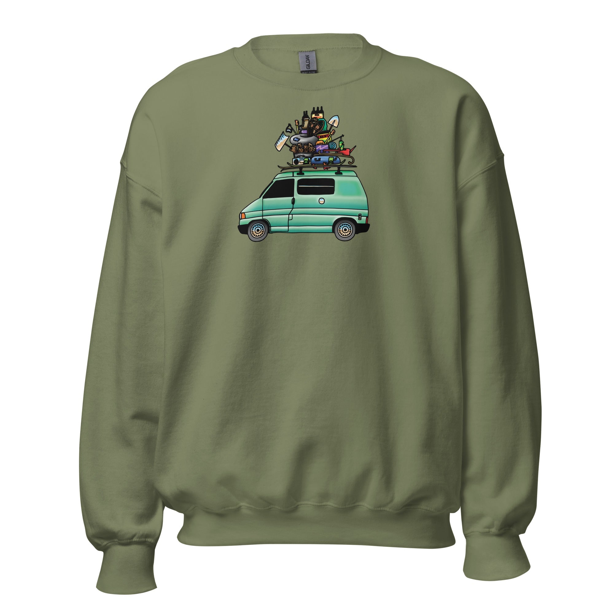 RAD Eurovan Unisex Sweatshirt - OVERLANDERS Outfitter
